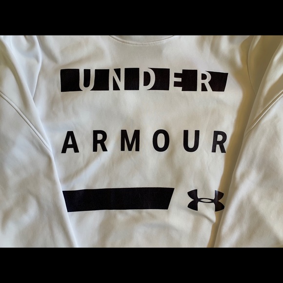 Under Armour Fleece Logo Cowl Neck Pullover Hoodie - Picture 5 of 8
